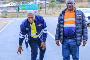 Road inspection in Limpopo