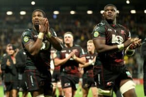 Lions rugby players
