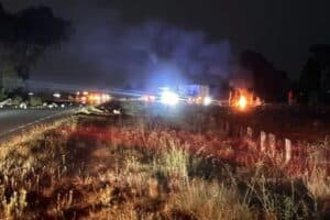 N12 near Lenasia shut again as violent protest sparks vehicle stoning