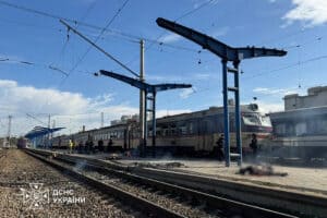 'Horrific' Russian drone strike kills 14 at Ukraine train station: Kyiv