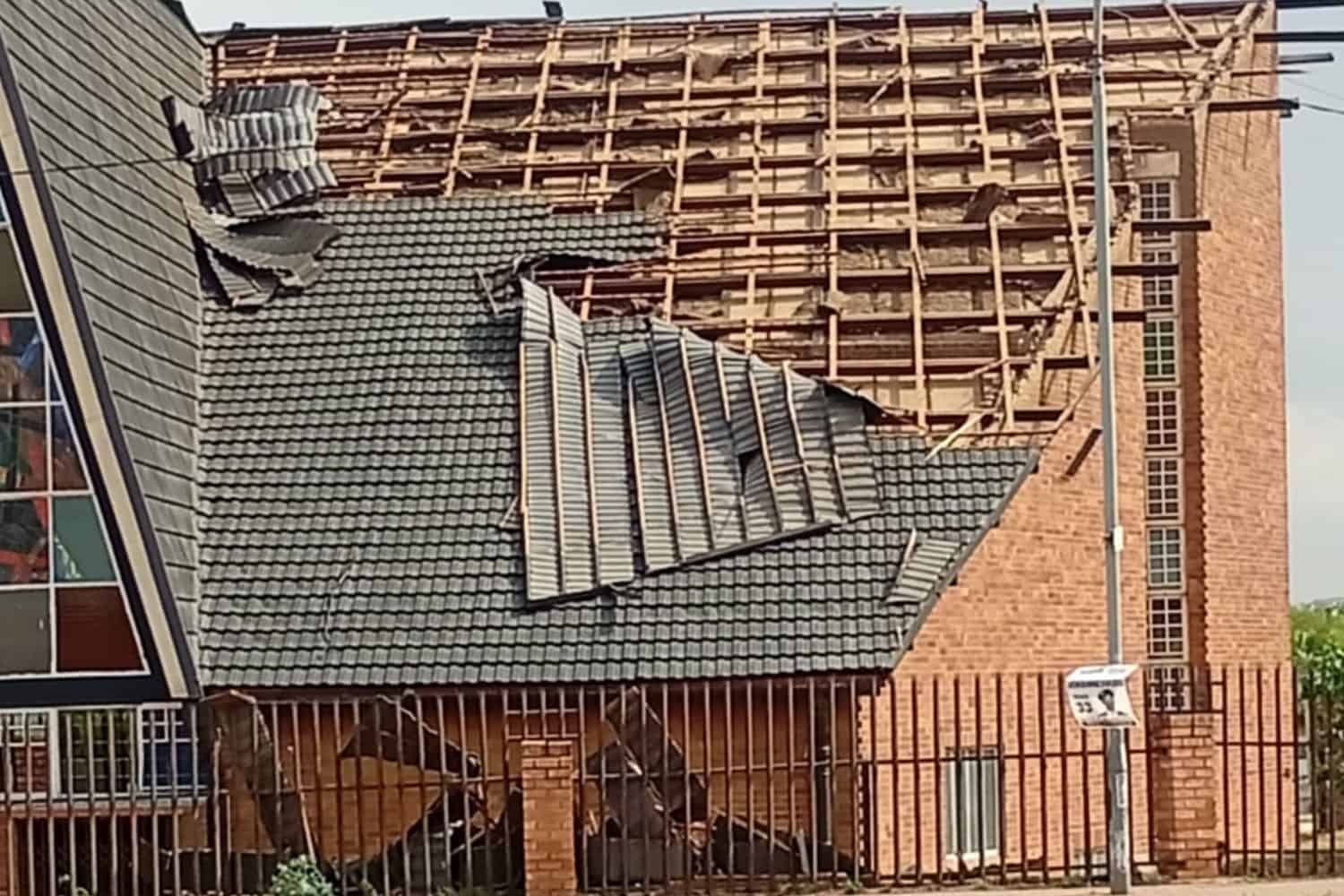 Storm damages Soweto’s Regina Mundi Church and school, emergency services respond