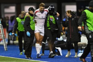 Springbok centre Andre Esterhuizen injured in Sharks v Cardiff game
