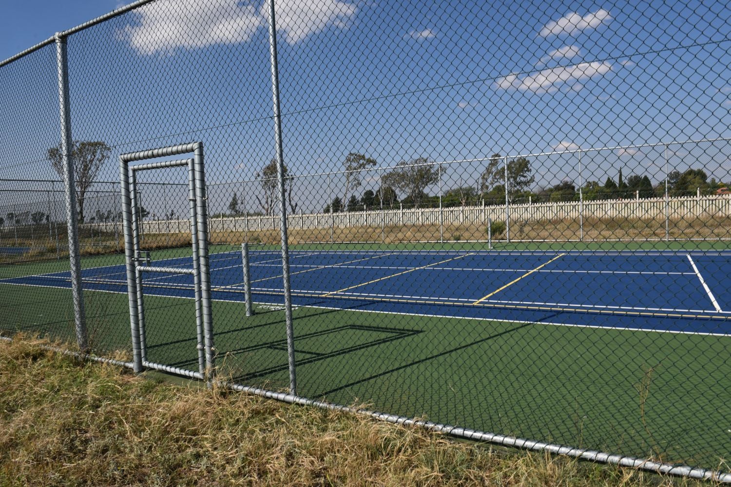 The tennis court at the Delareyville Sports Facility. Picture: Shaun Holland