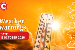 Weather forecast for 16 October 2026