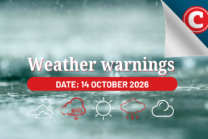 Weather forecast for 14 October 2026