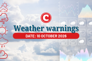 Weather forecast for 10 October 2026