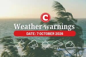 Weather forecast 7 October 2026