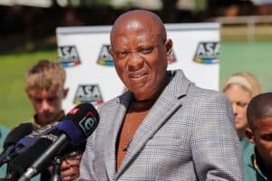 Athletics South Africa president James Moloi