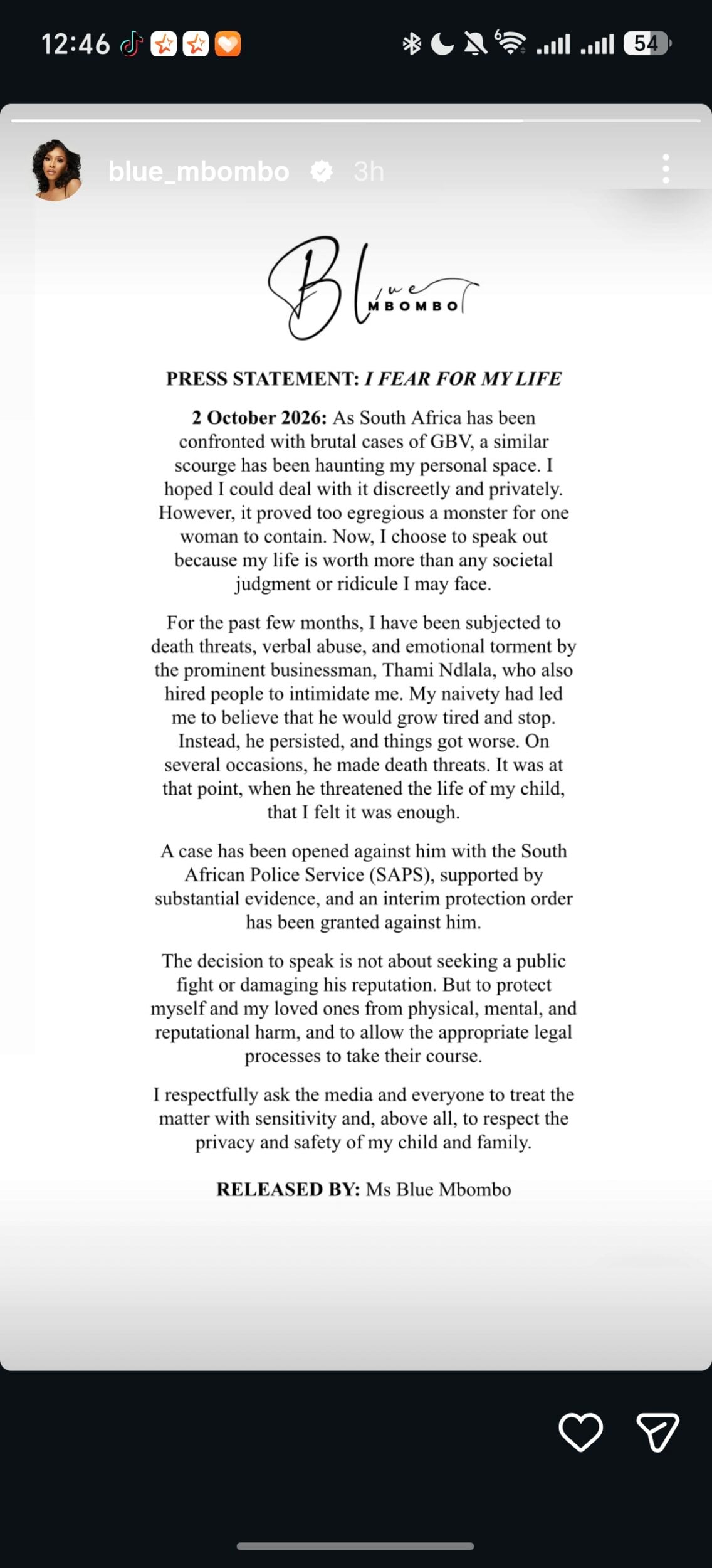 What the High Court order in the Blue Mbombo and Thami Ndlala fight actually says