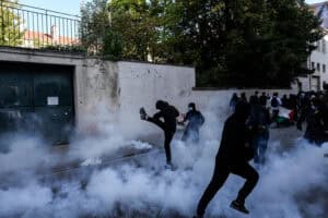 Student protests continue across France as up to 500 high schools close