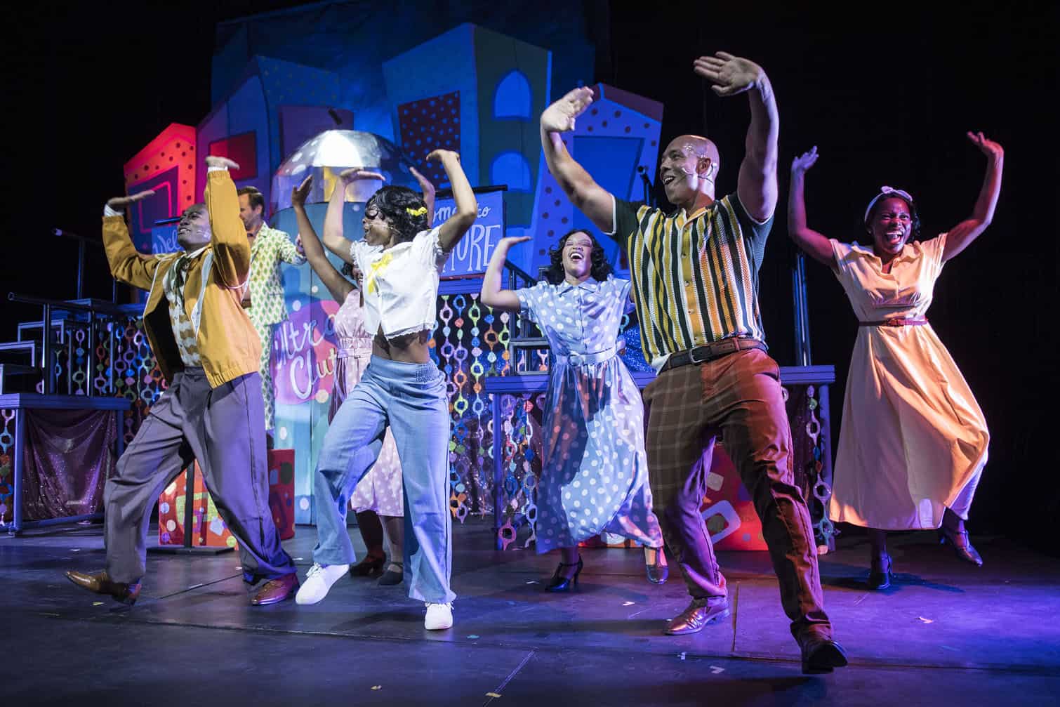 Cast members perform, 22 October 2026, during a rehearsal of the musical Hairspray at Die Centurion Teater, in Centurion. The show is produced by Scenario Productions and runs until 7 November. Picture: Michel Bega/The Citizen