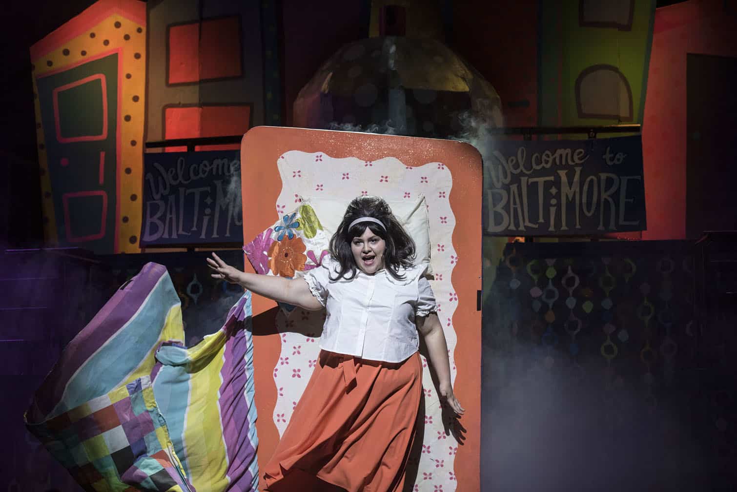 Carley Janse van Vuuren performs as Tracy Turnblad, 22 October 2026, during a rehearsal of the musical Hairspray at Die Centurion Teater, in Centurion. The show is produced by Scenario Productions and runs until 7 November. Picture: Michel Bega/The Citizen