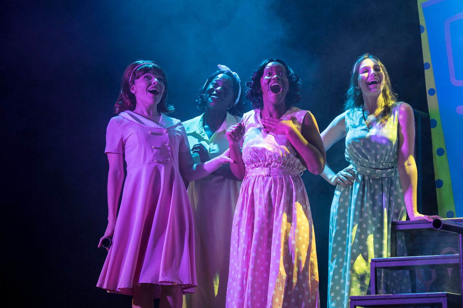 Cast members perform, 22 October 2026, during a rehearsal of the musical Hairspray at Die Centurion Teater, in Centurion. The show is produced by Scenario Productions and runs until 7 November. Picture: Michel Bega/The Citizen