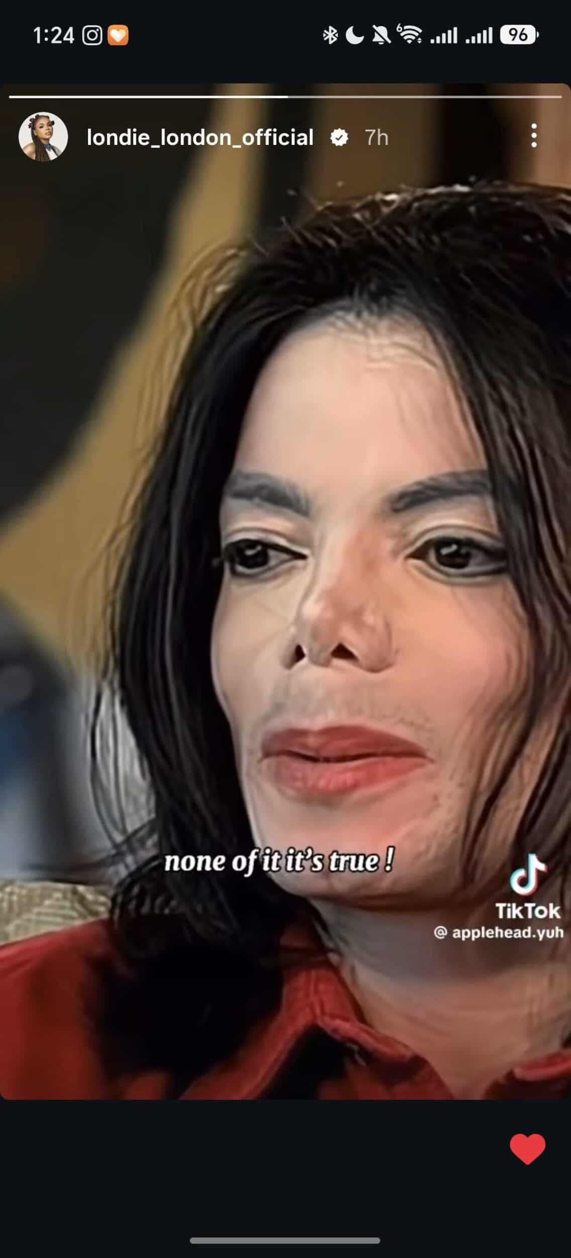 Londie London 'married'? Podcast host replies to rumours with an MJ clip