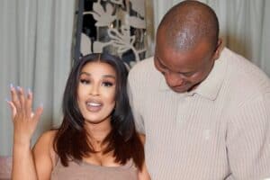 Nonku Williams and Lungani Rammaledi are engaged