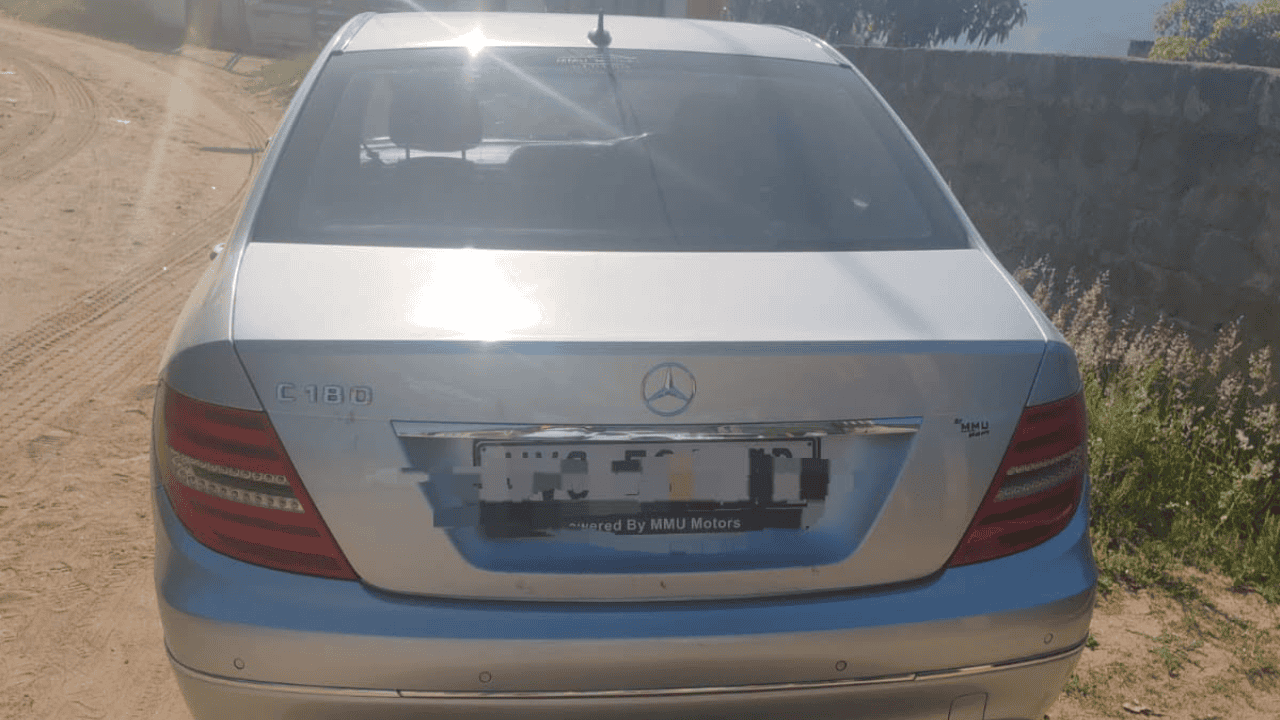 suspected stolen mercedes benz found in Mpumalanga