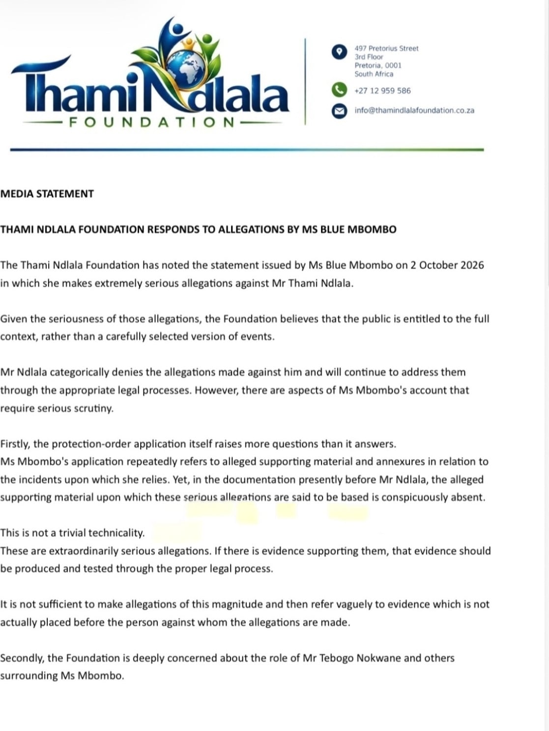 What the High Court order in the Blue Mbombo and Thami Ndlala fight actually says