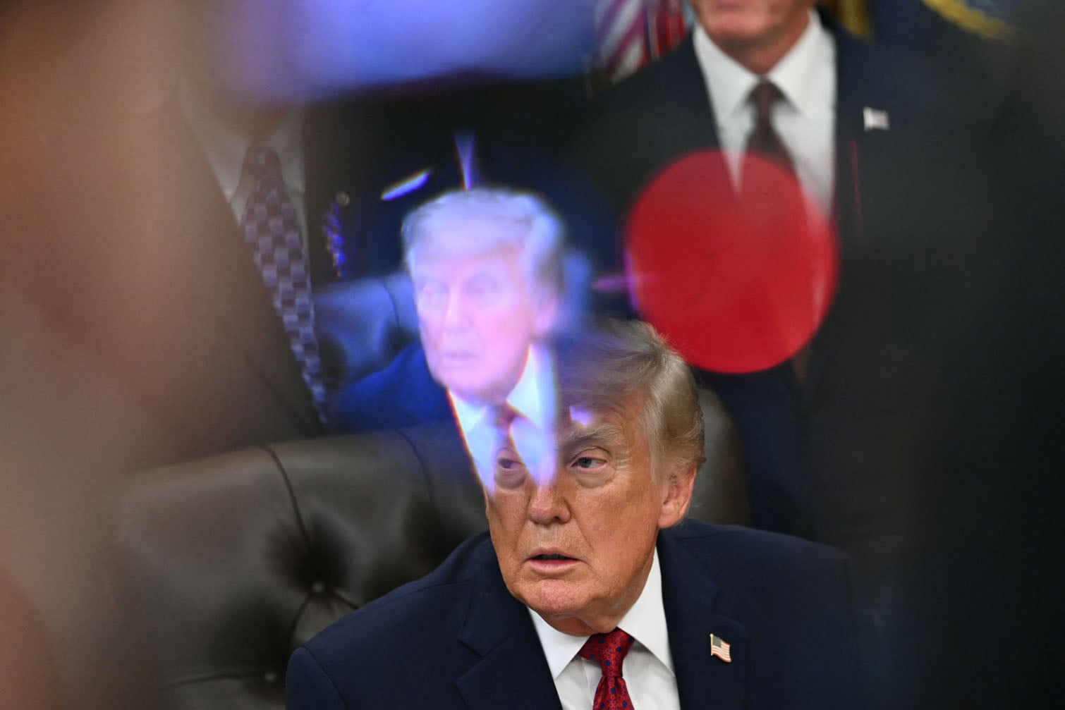 US President Donald Trump speaks during an announcemnt in the Oval Office of the White House in Washington, DC, on September 30, 2026. (Photo by Kent NISHIMURA / AFP)